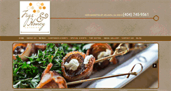 Desktop Screenshot of figsandhoneycatering.com